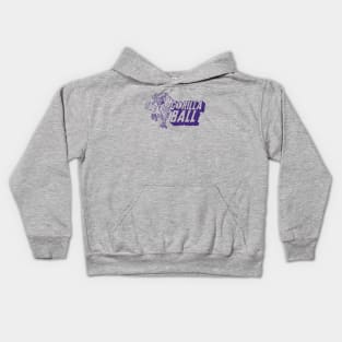 Gorilla Ball is Back | Vintage Tiger Baseball Kids Hoodie